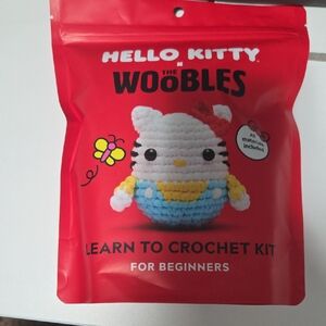 Hello Kitty Red and Blue Crochet Kit